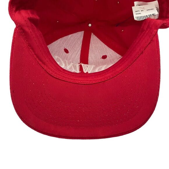 Vintage Detroit Red Wings Hat Cap Adjustable Drew Pearson NHL Hockey Mens - Picture 6 of 9